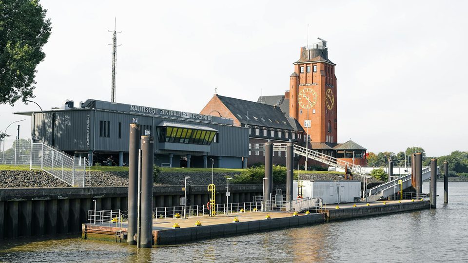 Coastal shoreline and harbor waters used as a lead image for coastal radar surveillance.